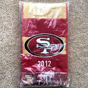 San Francisco SF 49ers 2012 anniversary scarf